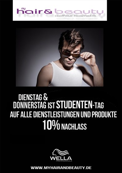 Angebot für Studenten Friseur Augsburg